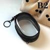 1Pc Jewelry Organizer Storage Box Cute Doll Bag With Keychain Dustproof Case