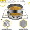 304 Stainless Steel Double-Layer Retractable Honey Filter Screen with Multi-Functional Mesh Sieve