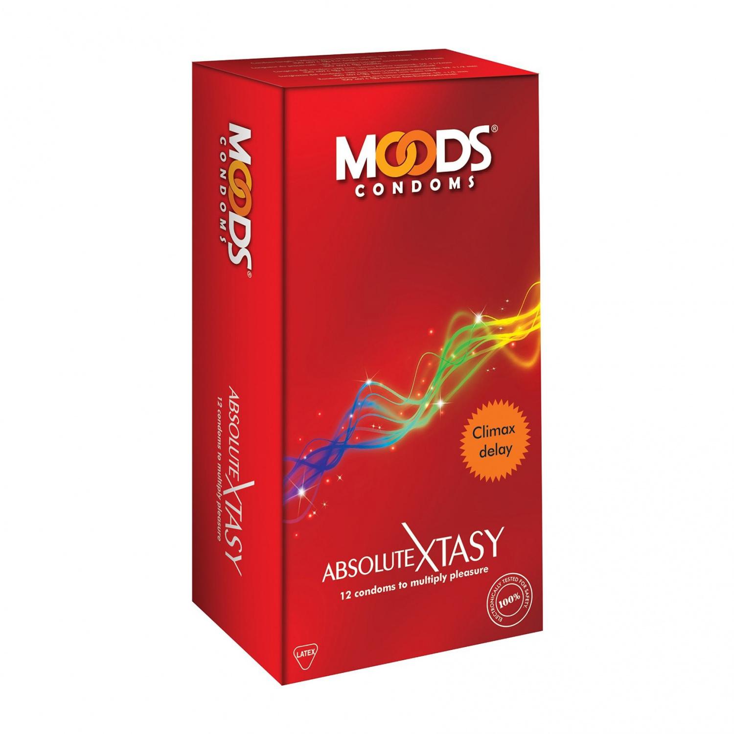 РџСЂРµР·РµСЂРІР°С‚РёРІС‹ В«РђР±СЃРѕР»СЋС‚РЅС‹Р№ Р­РєСЃС‚Р°Р·В» (12 С€С‚), Absolute Xtasy Condom,  Moods