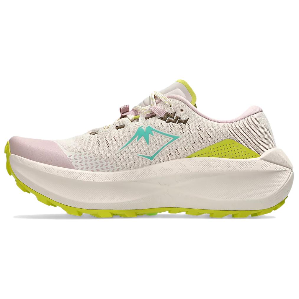 Asics Trabuco Max 5 Bequeme Weiche Trailrunning-Schuhe Damen Sneaker Beige Grün Gelb 1012B937-250