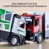 1:18 Large Scale Container Truck Sanitation Garbage Truck Model Toy Car Light Music Engineering Vehicle Boys Birthday Presents