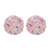 Pink candy love stud earrings women's unique design earrings simple earrings