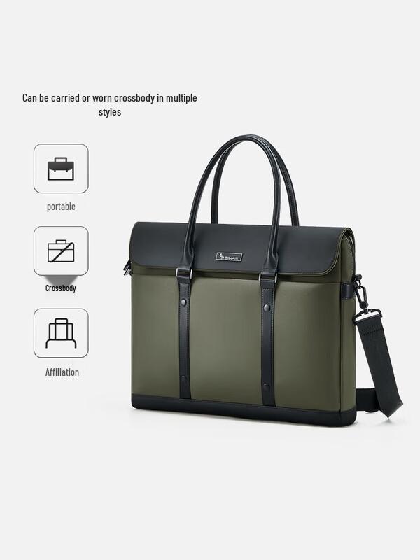 OIWAS Men s 15.6-inch Business Laptop Bag