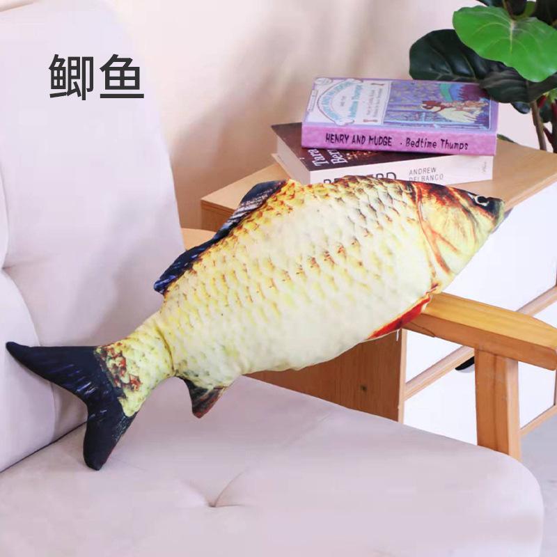 Cat Toy Training Entertainment Fish Plush Stuffed Pillow 20Cm Simulation Fish Cat Toy Fish Interactive Pet Chew Toy Pet Supplies