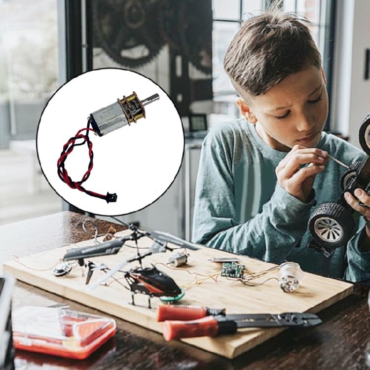 Low Noise 3V-6V Gear Motor Reduction Motor Set of 4 For Remote Control Model And Engineering Prototypes Project Kits