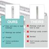 Metal Rulers, Steel Rulers Pack of 4, 6, 8, 2, 4-inch Stainless Steel Ruler