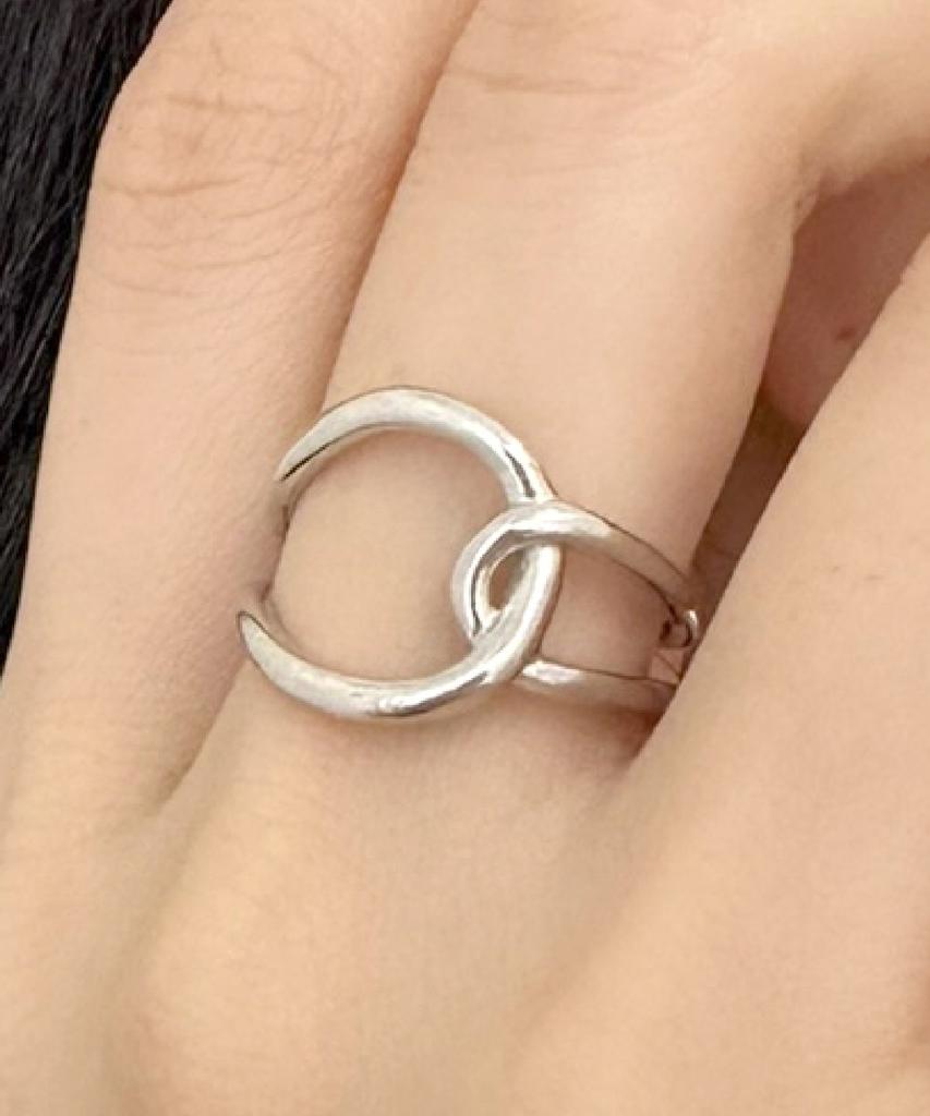 Baradu [Baradu 925] Twist Line Open Ring