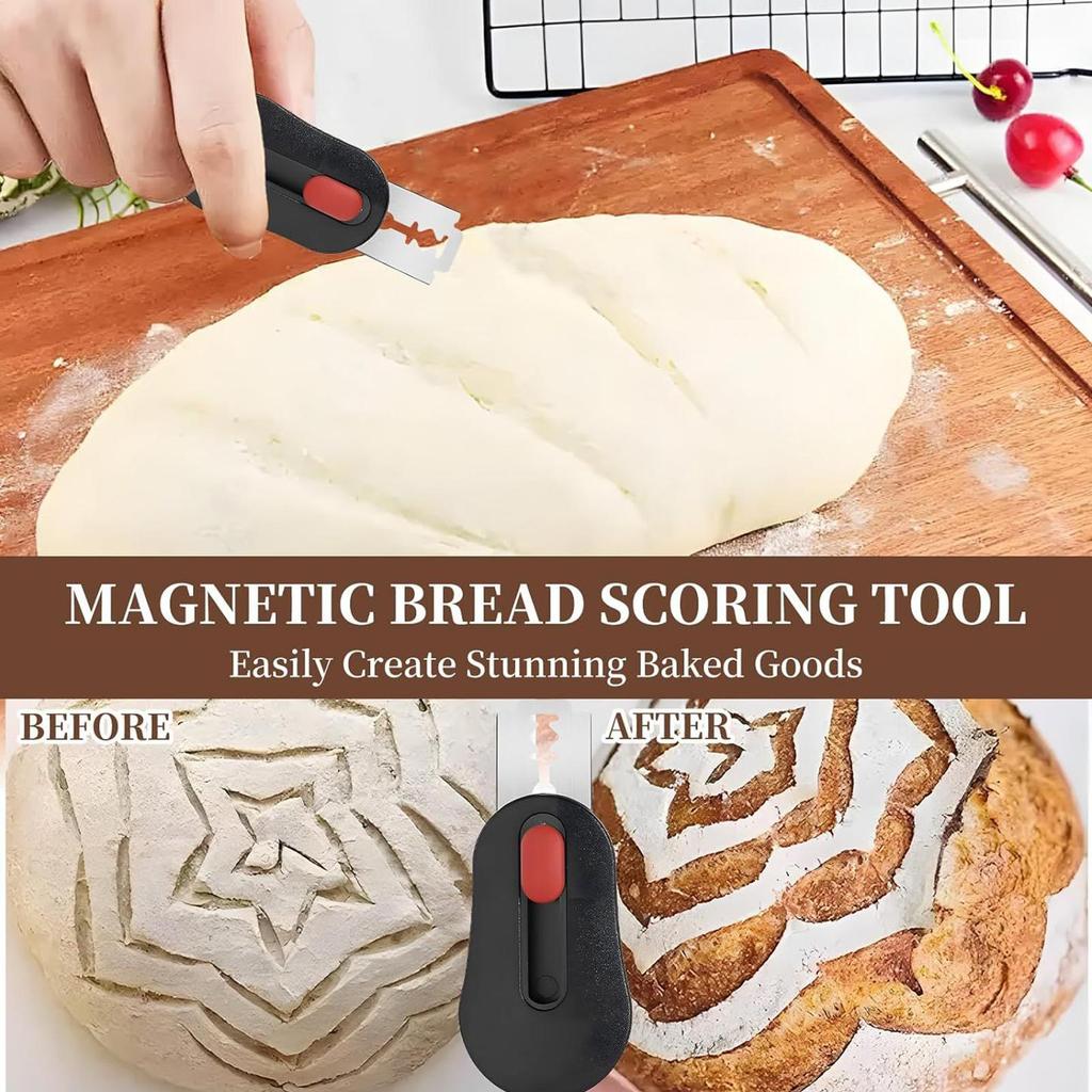 Kitchen bread cutter engraving knife stainless steel kitchen baking accessories printed bread slices baking pastry tools