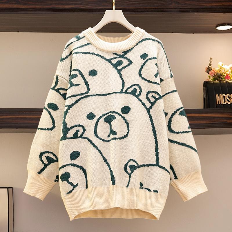Autumn Winter Harajuku Sweaters Women Ladies Anime Long Sleeve Streetwear Goth Vintage Clothing Aesthetic Kawaii Tops Pullovers