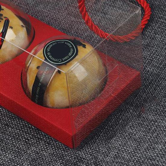 10 τμχ Διαφανή κουτιά PET Cake Cupcake Roll Δοχείο συσκευασίας Θήκη για επιδόρπιο