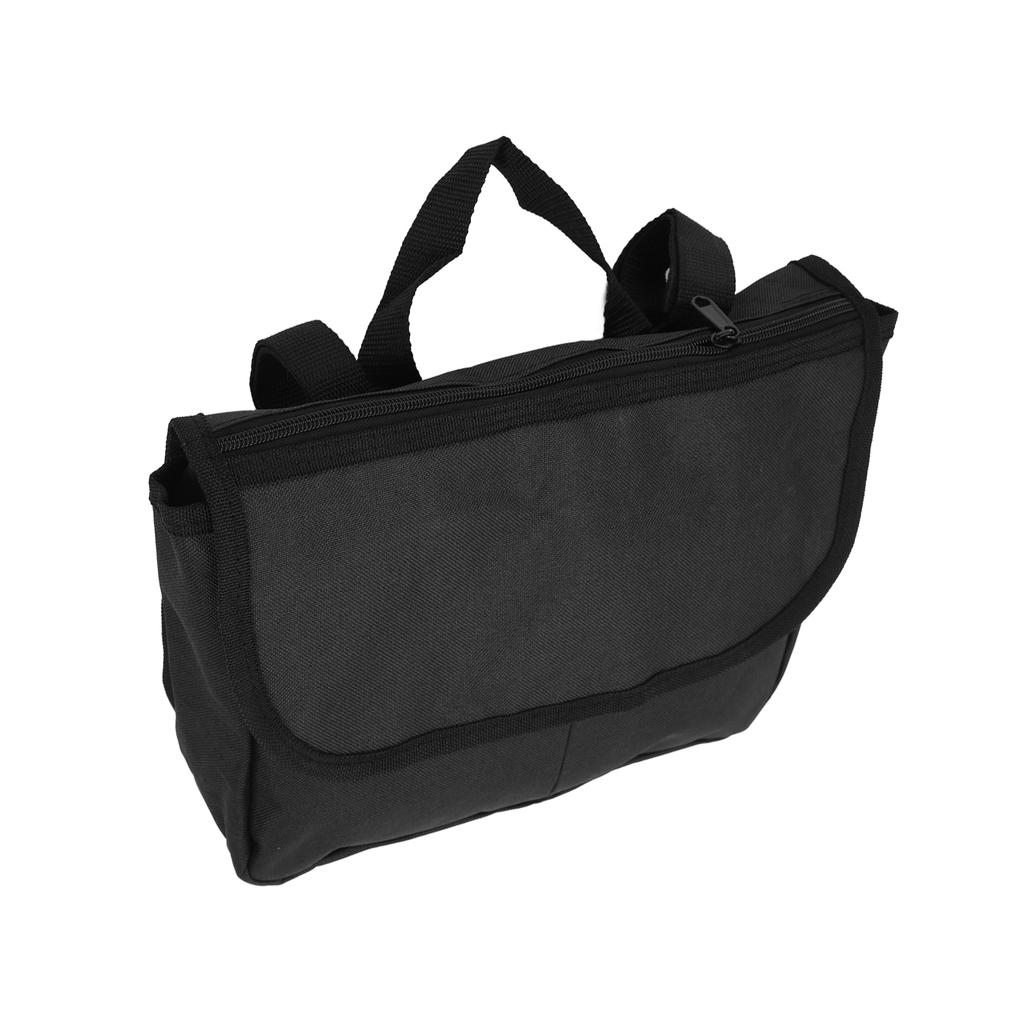 Walker Bag 600D Encrypted Polyester Fabric 3 Large Pockets Light Weight Scooter Wheelchair Storage