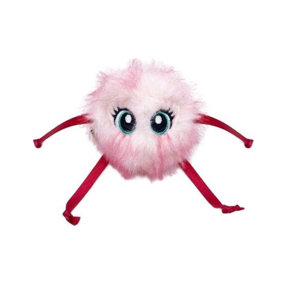Cat Interactive Plush Ball Toy Smart Automatic Rolling Cartoon Ball Toy Indoor Cats Boredom Relief Self-Rolling Teaser Ball Toy