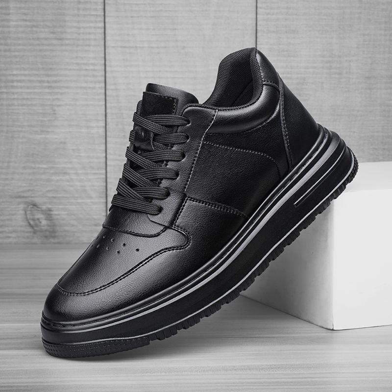 Mode Handgefertigte Schnürschuhe für Herren Neue Trendige Vielseitige Basic Stiefel Rutschfeste Sportliche Stiefeletten Weiche Bequeme Lässige Herren-Sneaker