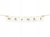 Baner Weselny  Mr & Mrs  Ok. 77Cm  1 Szt.