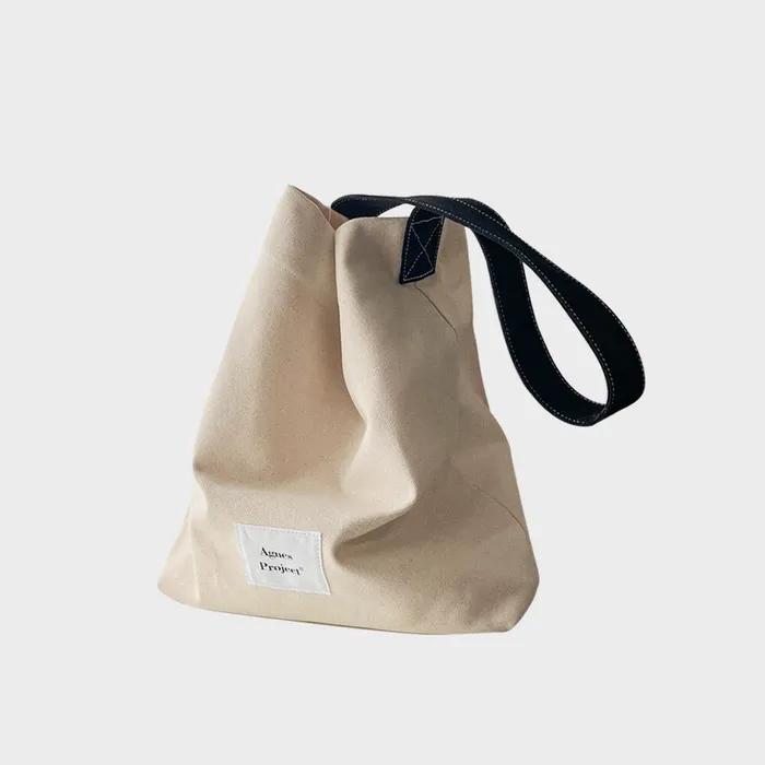 [Agnes Project] Peanut Shoulder Bag_Natural