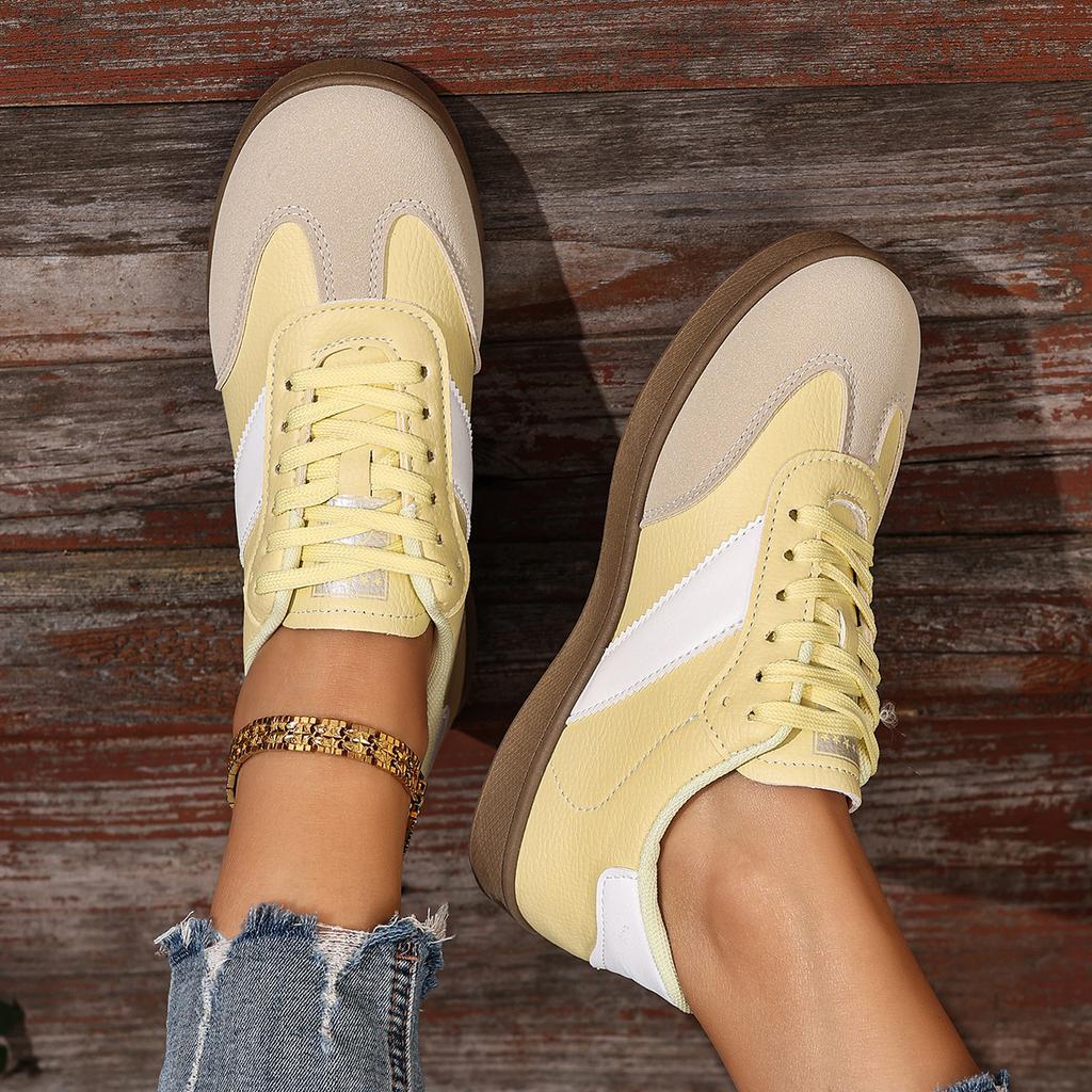Women Casual Sneakers Outdoor Comfortable Flat Shoes Spring New Soft Sole Walking Shos Female Fashion Low-Top Sport Shoes