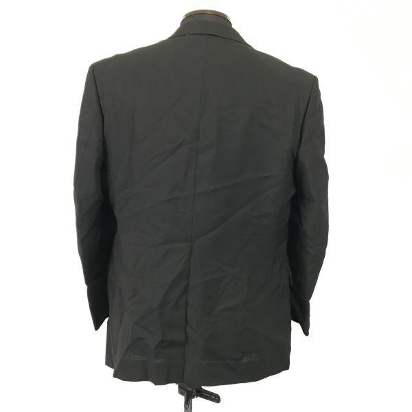 80s Japan Vintage Takashimaya Tailored Jacket Half Lining Men I AB2 B096 Black Coat Jacket Jumper(USED)