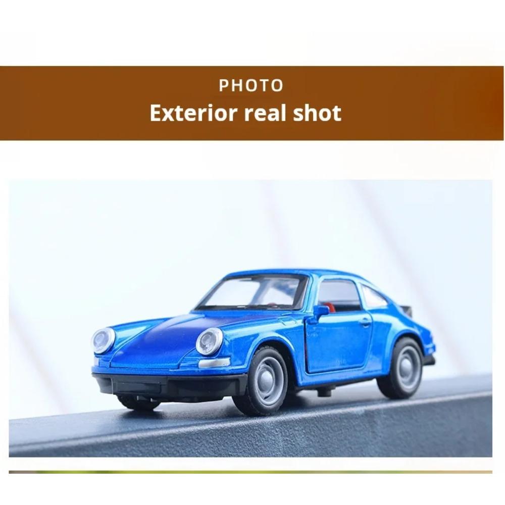 Maßstab 1/36 Oldtimer-Klassiker Legierungs-Automodell Dreitüriges Kinderspielzeugauto Käfer Rückzugauto Sammlung Ausstellung Jungengeschenk