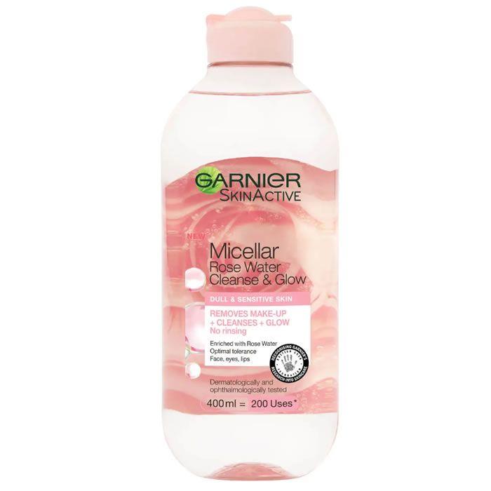 

Garnier SkinActive Micellar Rose Water Cleanse And Glow 400ml