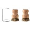 Versatilitys Wood Dish Cleaning Brush Dish Scrubber with Toughly Bristles for Pots, Pans, and Vegetable Surfaces Brushes
