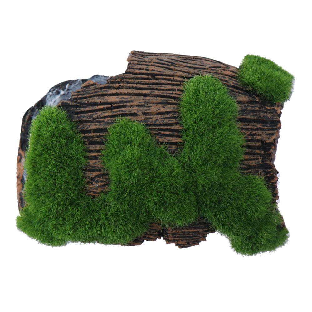 Moss Fish Tank Accessories Landscaping Fish Hiding Cave Garden Pond Ornaments Broken Barrel  Tank