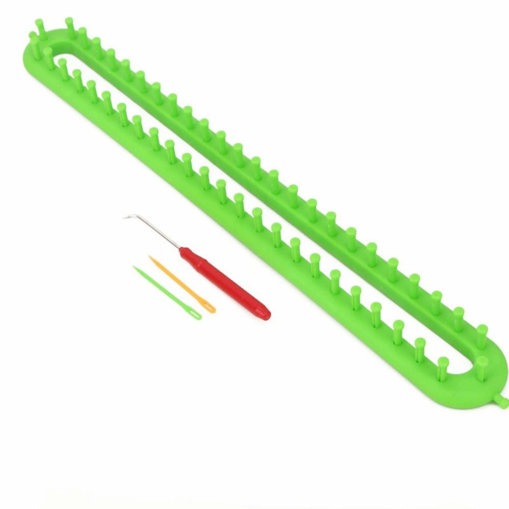 DIY Weaving Loom Knitting Kit 26/36/47/58cm Braiding Tool Portable Wool Knitter