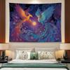 Fantasy Bear Forest Portrait Tapestry Wall Hanging Personalized Animal Background Home Decoration Aesthetics Bedroom Living Room