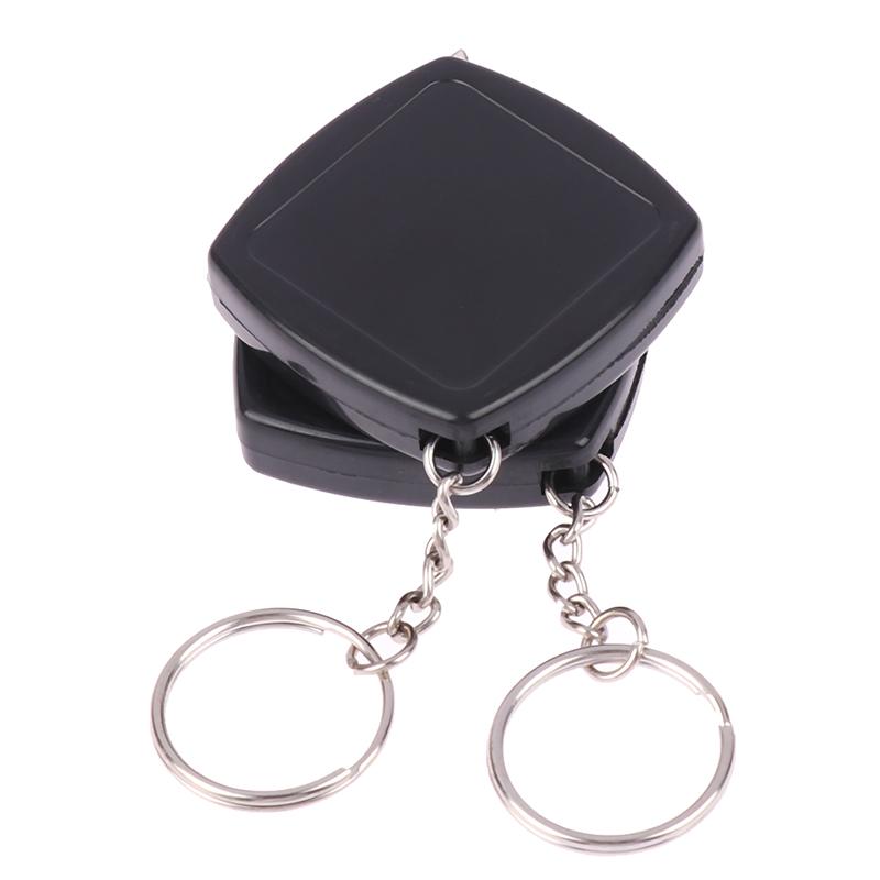Square 2M Tape Measure Retractable Gift Small Steel Portable Ruler Key Chain