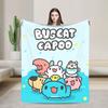 Bugcat Capoos Cartoon Blanket Quality Super Warm  Throw Blanket Winter Camping Couch Chair Comfortable Bedspread
