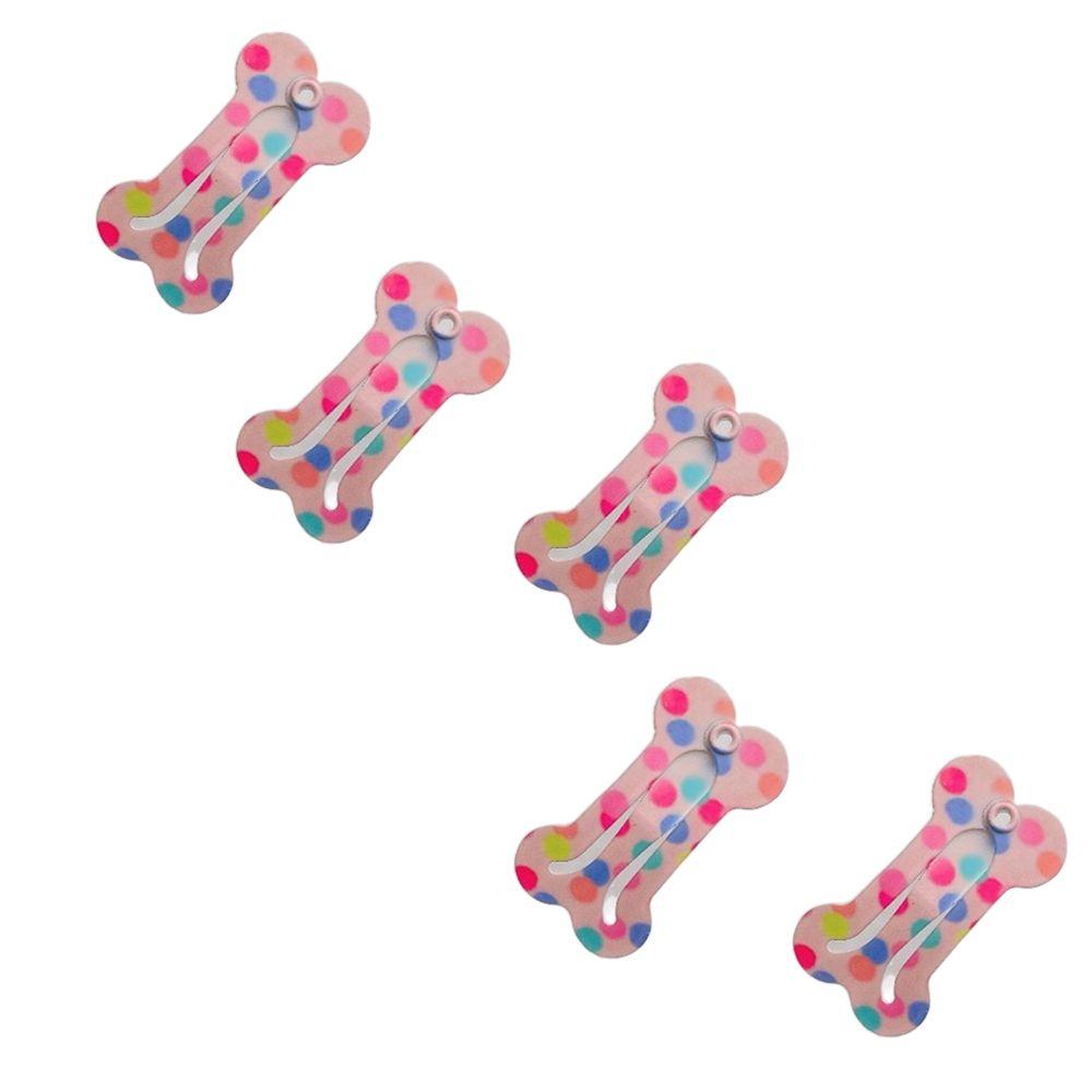 Gitter, Streifenmuster für kleine Hunde Haustier-Haarspange Katze Pflegezubehör Schnapp-Haarspangen Hunde-Haarspange