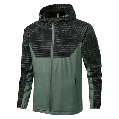 Men's Spring and Autumn Outdoor Windproof Jacket Hooded Casual Jacket