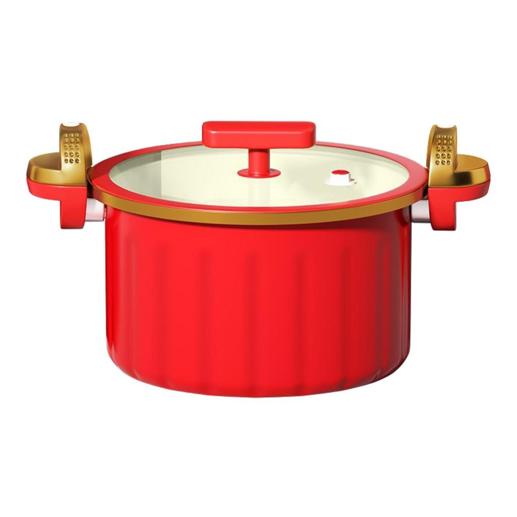 Micro Pressure Pot 7L Heat Resistant Soup for Milk Pasta Noodle Cereals