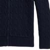 Polo Ralph Lauren Sweater FW24 Solid Color Logo Embroidered Hooded Long Sleeve Kids Sweater Navy-Blue 323951123-001