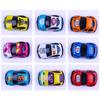 20PCS Plastic Vehicle Ornaments Pull Back Car Plane Mutiple Color Mixed Simulation Model DIY Decorations School Rewards Gift ZYF
