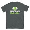 Great Minds Dink Alike Pickleball Smash Novelty Short-Sleeve Unisex T-Shirt
