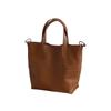 Textualized Soft Cowhide Bag Tote Bag Minimalist Hand Carry Wings Bag Genuine Leather Small Bag Women's Crossbody Bag
