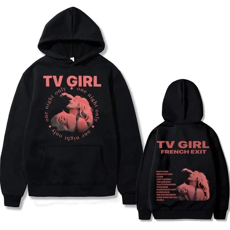 Cults TV Girl One Night Only Print Hoodie Vintage Sweatshirt Men Women Cotton Oversize Hoodies Sweatshirts Top Clothing