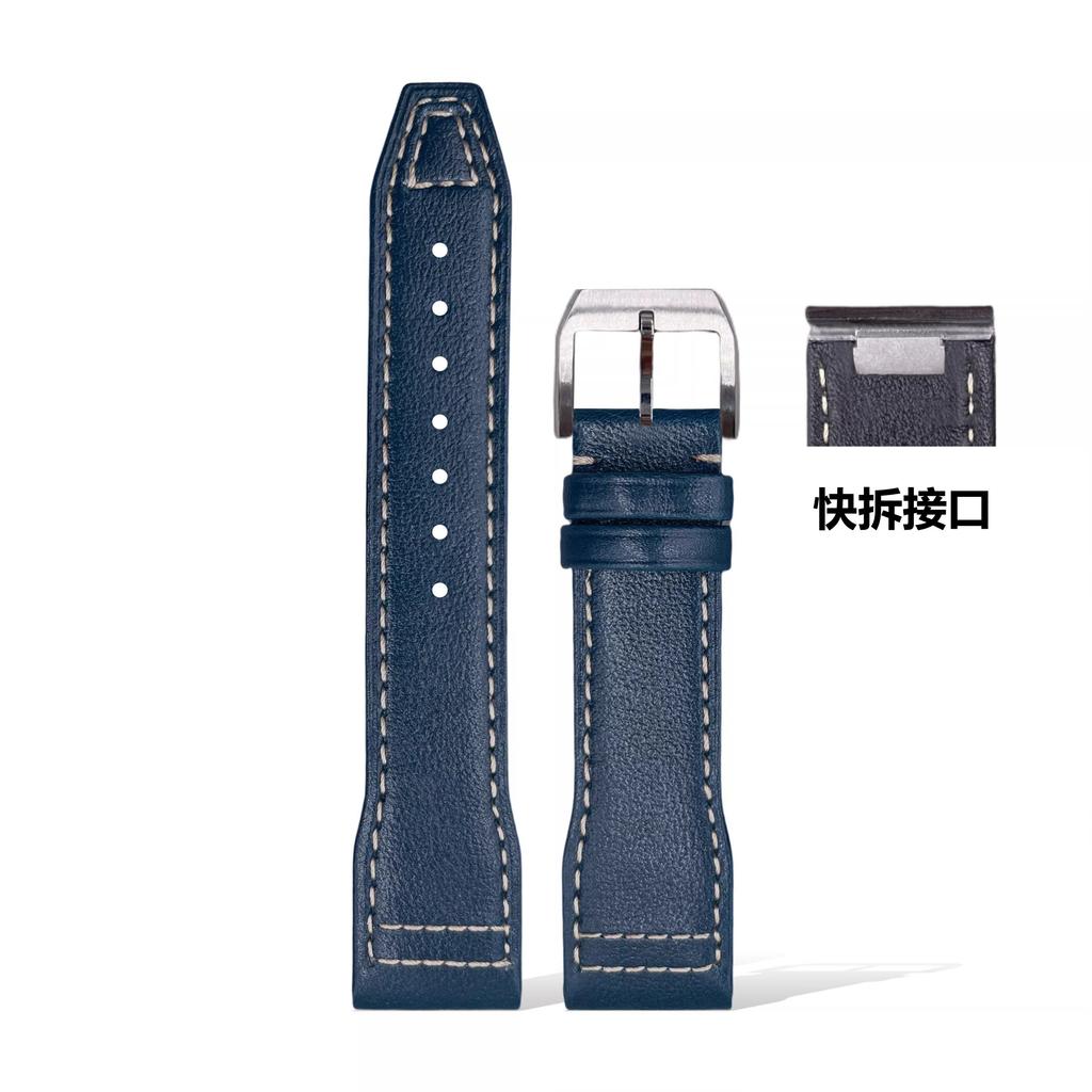 20mm 21mm Schnellwechsel-Armband für IWC Pilot Mark XVIII Le Petit Prince Spitfire Echts Leder Uhrenarmband Ersatz