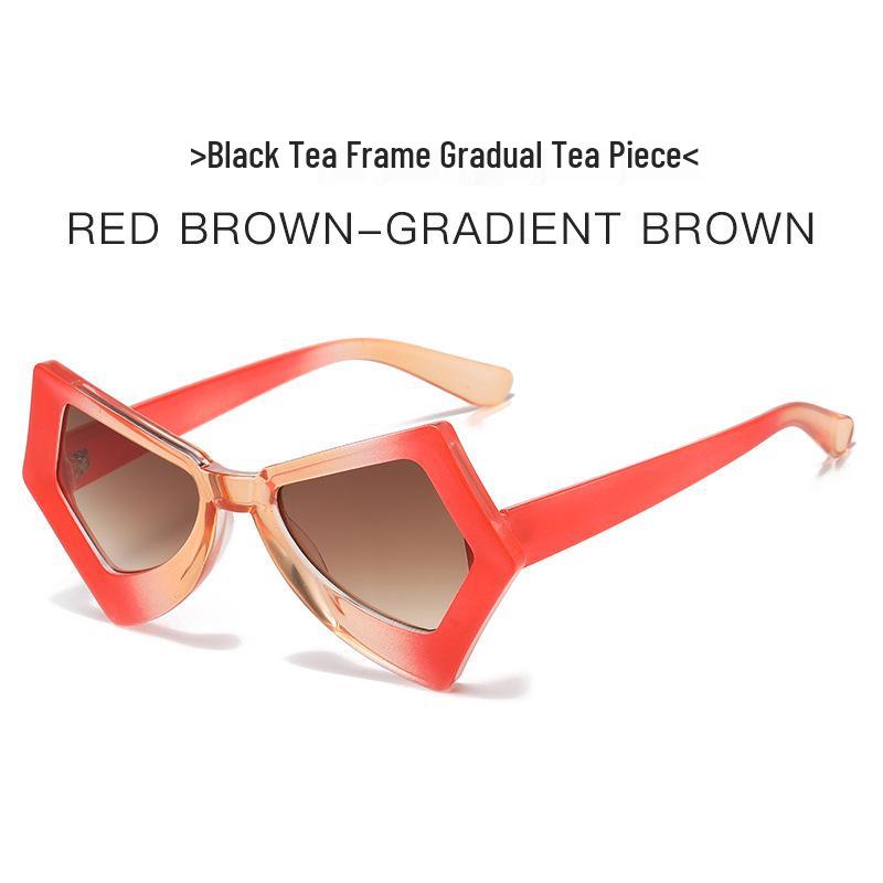 Lunettes de Soleil Dégradé Papillon Protection UV - Style Influenceur Y2K