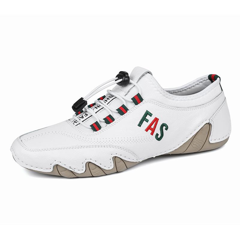 Casual Leather Shoes Men's Shoes Large Size Men's Casual Shoes Spring and Summer New Lazy Shoes British Beans Shoes Cowhide Men's Shoes