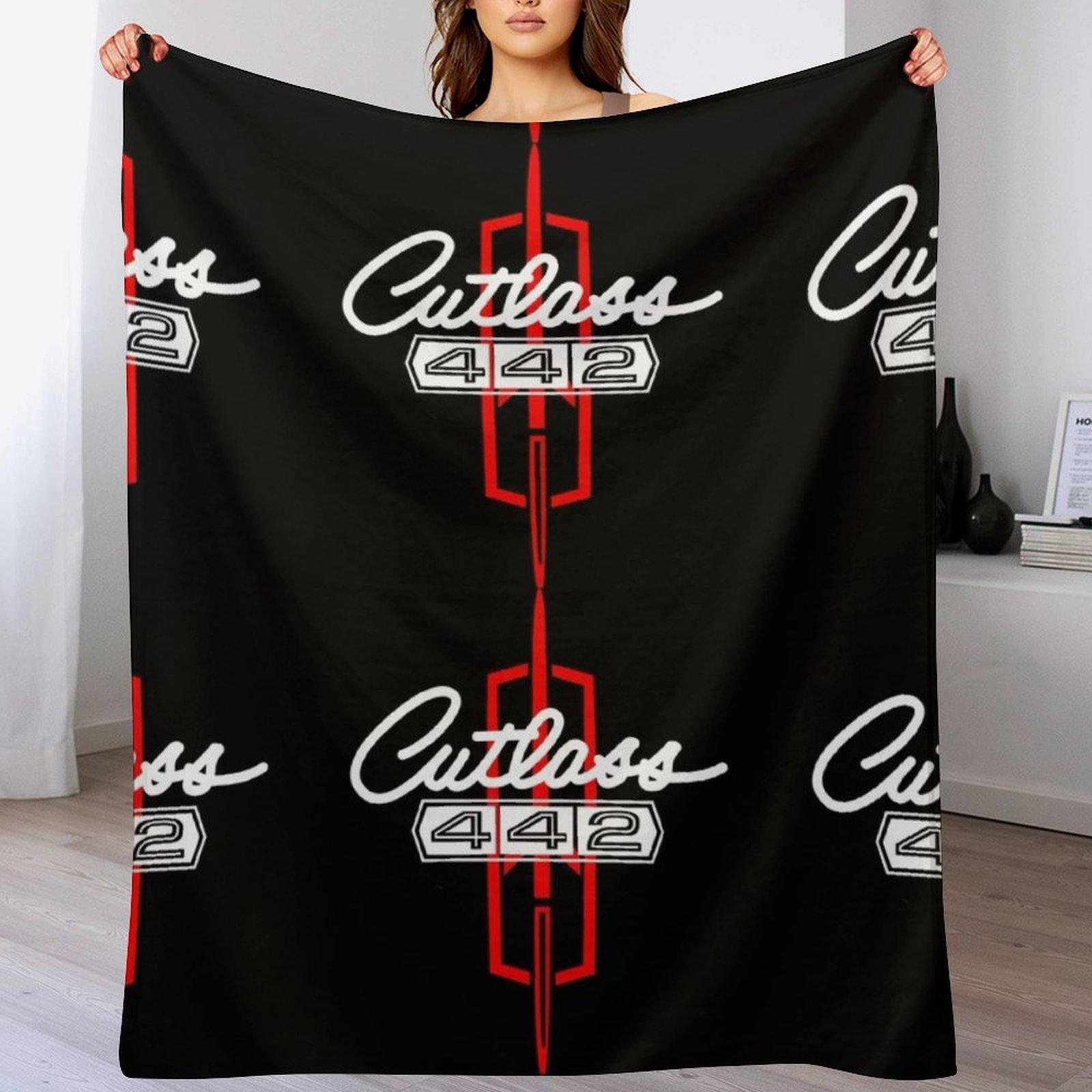 Cutlass 442 Oldsmobile Throw Blanket Lightweight Warm Blanket for Travel Camping 102x76cm(40x30in)