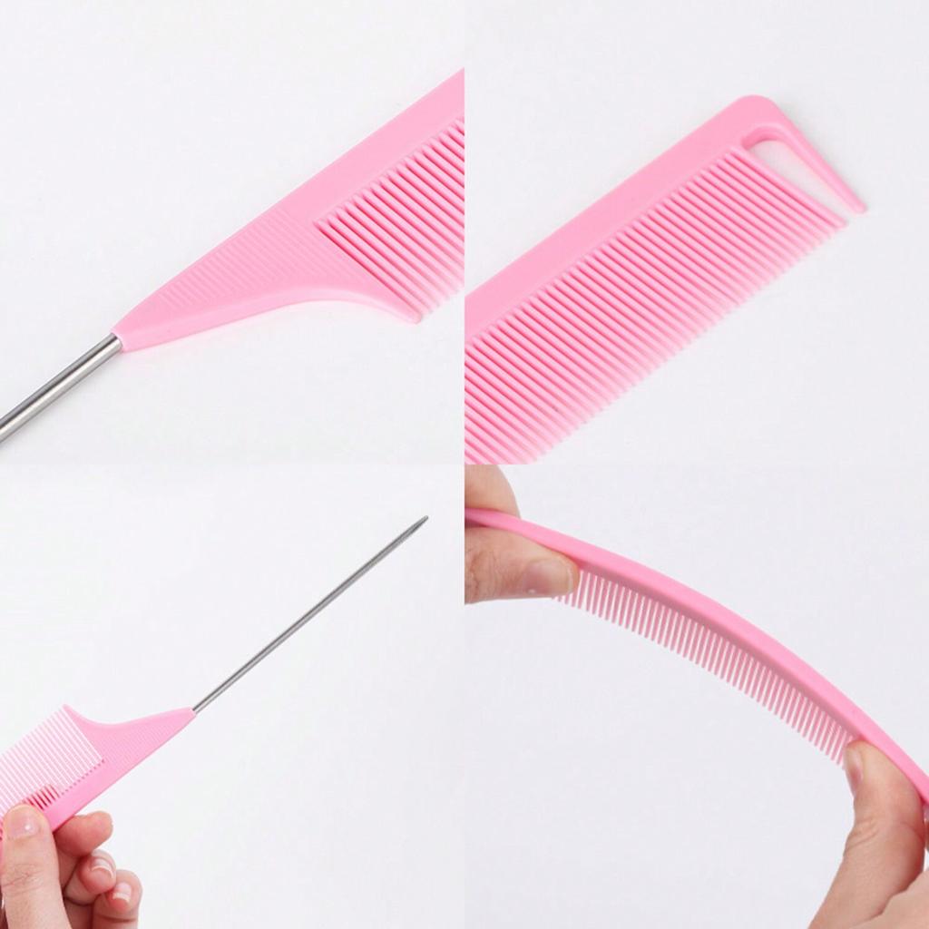1pc Hair Coloring Tinting Pointed Tail Comb, Hair Brush, Comb, Hair Tools, Hair Products And Accessories For Barber Salon Beauty Travel Essentials