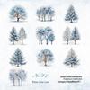 Twilight PET Sticker Pack: Four Seasons Scenery, 20 Sheets, 6 Tree Styles for DIY Projects
