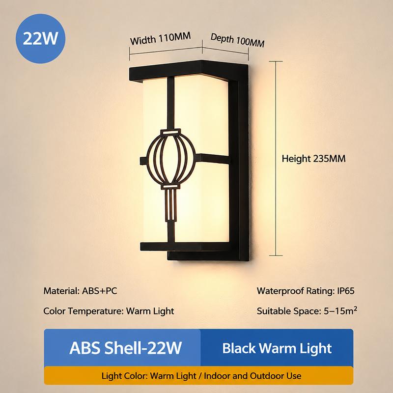 Led Outdoor Wall Light Waterproof Ip65 Motion Sensor Led Outdoor Lighting Porch Lights Balcony Garden Lights Outdoor Wall Lamp