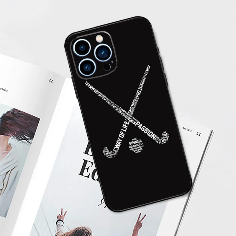 Pond Field Hockey Case For iPhone 17 Pro Max 14 11 15 16 Pro Max 13 12 mini 16 Plus 16e 17 Air Phone Cover