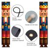Christmas Nutcracker Banner Christmas Porch Sign Decorations Outdoor Indoor Nutcracker Soldier Christmas Porch Signs Decor