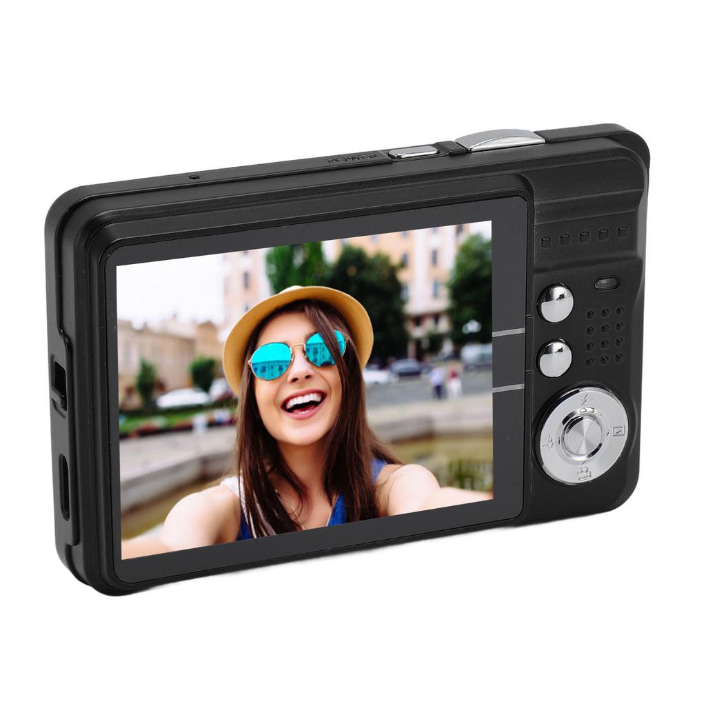 4K Digital Camera 48MP HD 2.7 Inch Screen 8X Zoom Autofocus Auto Beauty Anti Shake Travel Camera with Fill Light for Teens Kids