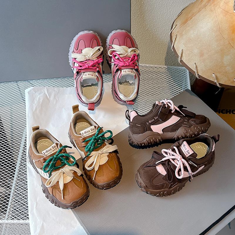 Children's Sports Shoes Single Shoes Spring and Autumn Sports Shoes 2025 New Casual Shoes Girls Running Shoes Boys Forrest Gump Shoes