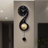 Minimalist Unique Wall Clock Design European Light Luxury Modern Wall Clock Living Room Fashion Hands Reloj De Pared Home Decor