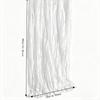 Runner da Tavola in Garza 90x400cm Runner da Tavola in Fibra di Poliestere Decorazione Matrimonio